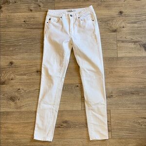 KANCAN Cream High Rise Skinny Jeans Size 27